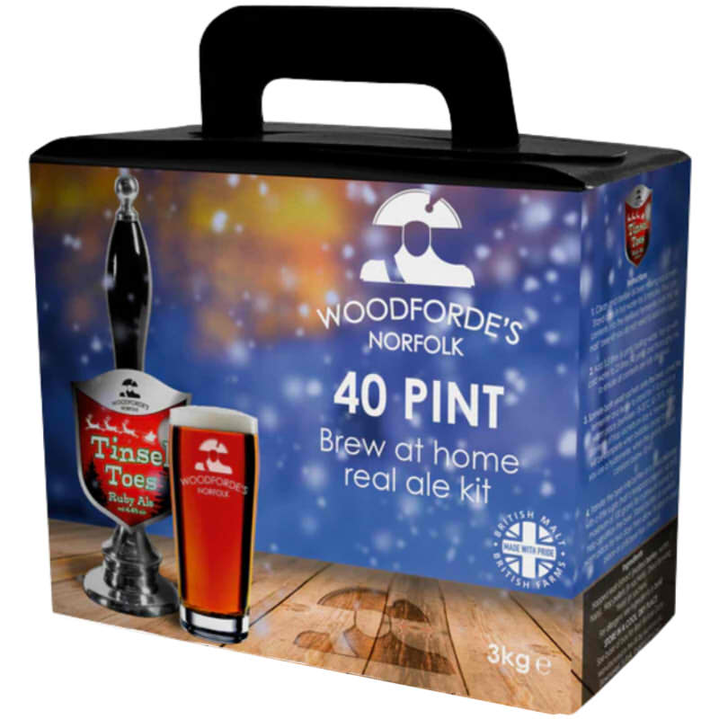 Woodfordes Tinsel Toes Beer Kit