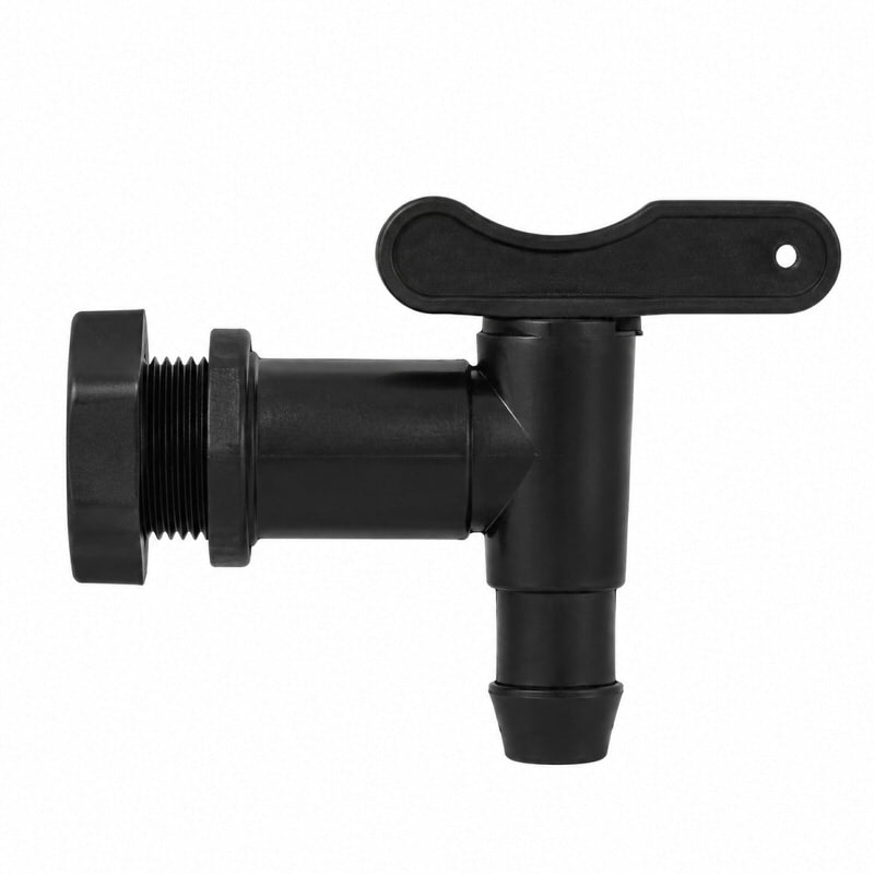 Universal Black Plastic Homebrew Tap for Buckets & Barrels