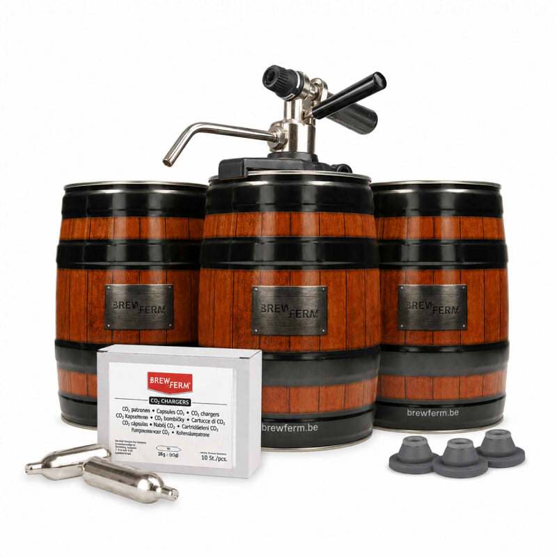 Brewferm Mini Keg Starter Kit with Party Star Deluxe