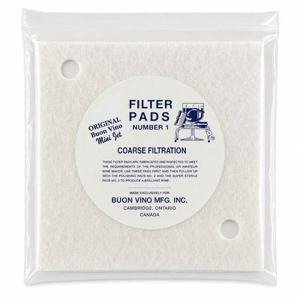 Buon Vino - Mini Jet Filter Pads - Coarse